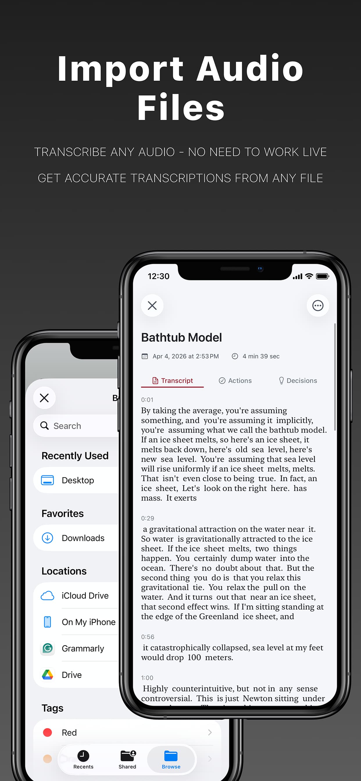 MinuteONE screenshot 5